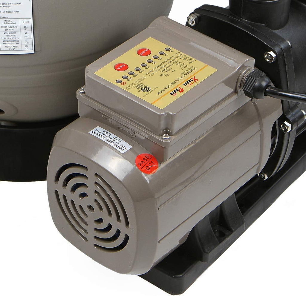13" Sand Filter Above Ground Swimming Pool Pump Set B921919