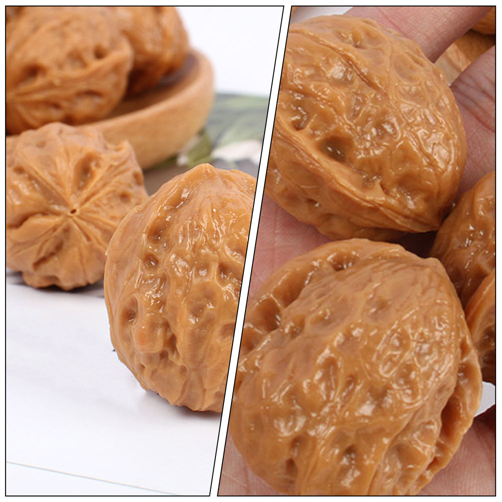 10 Pcs Dollhouse Miniature Food Play Empty Cup Water Model Accessories Walnuts E6344
