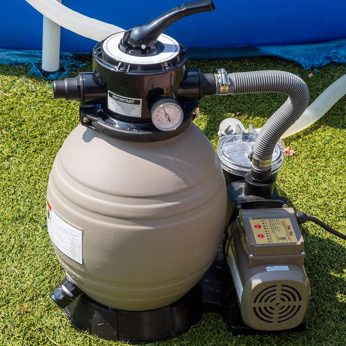 13" Sand Filter Above Ground Swimming Pool Pump Set B921919