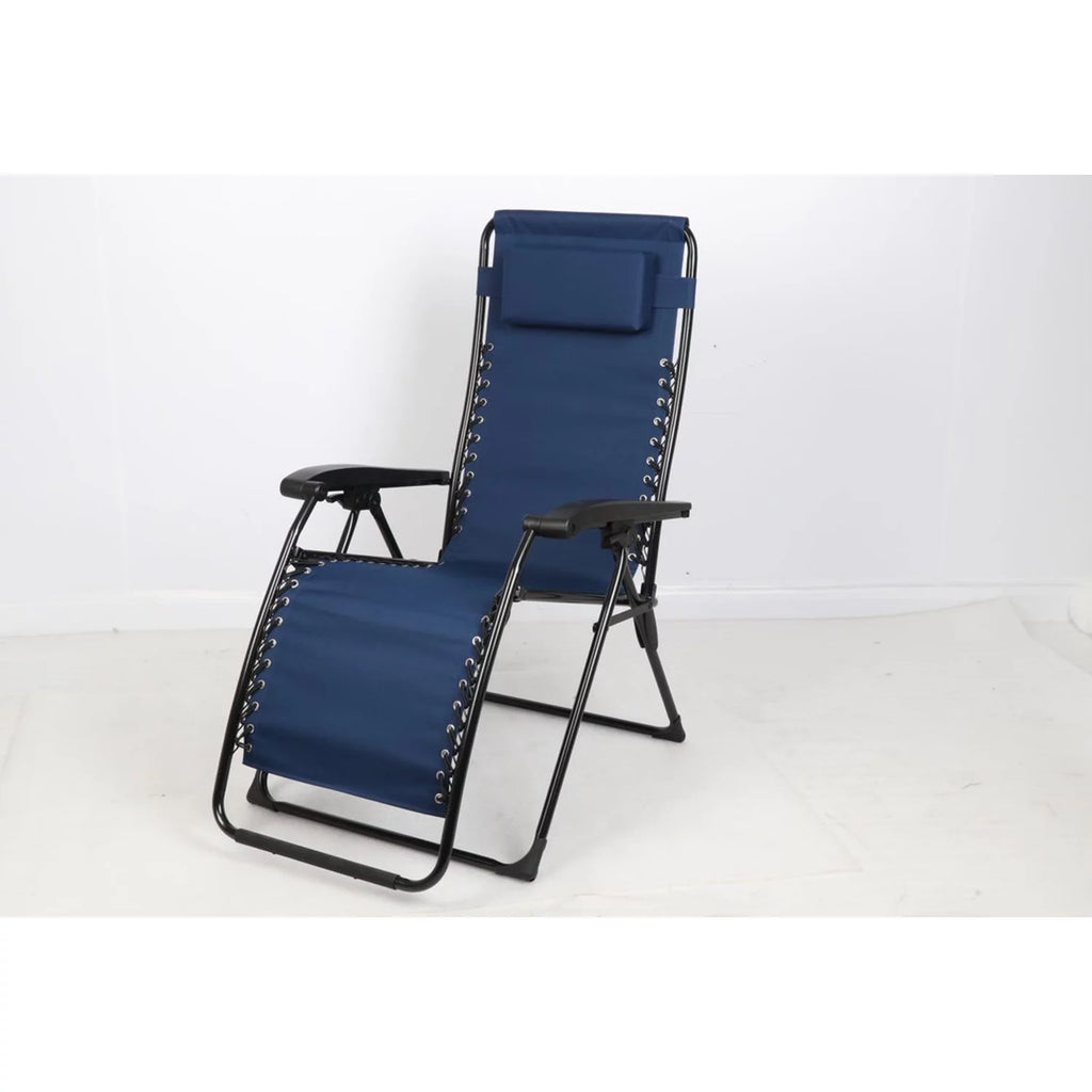 Blue Foldable Zero Gravity Lounge Chair J20901