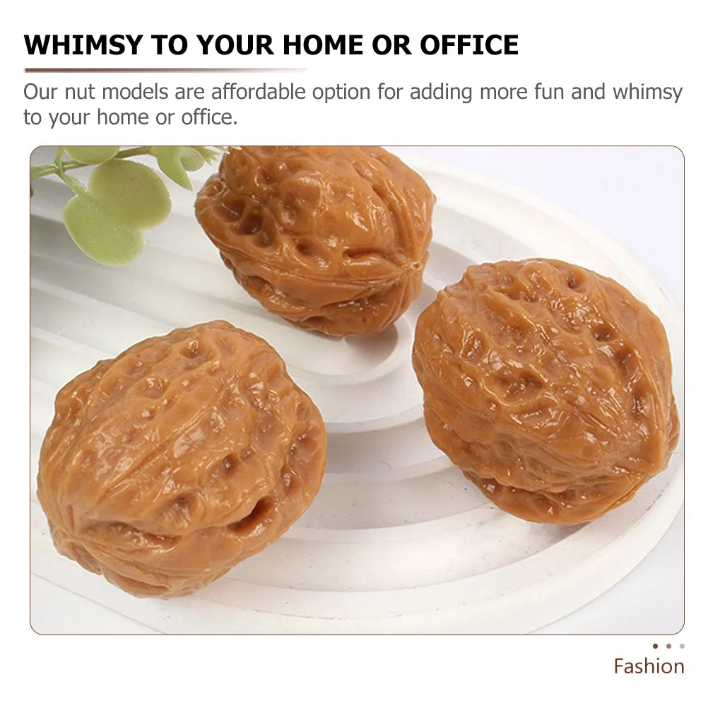 10 Pcs Dollhouse Miniature Food Play Empty Cup Water Model Accessories Walnuts E6344