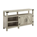White Oak Highboy Console Q759