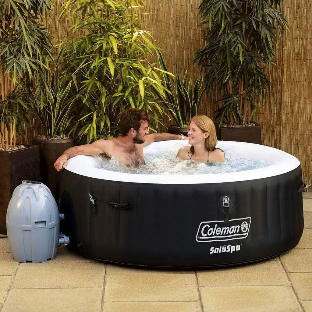 4 Person Inflatable Hot Tub with 3 Piece Cleaning Tool Set K303074