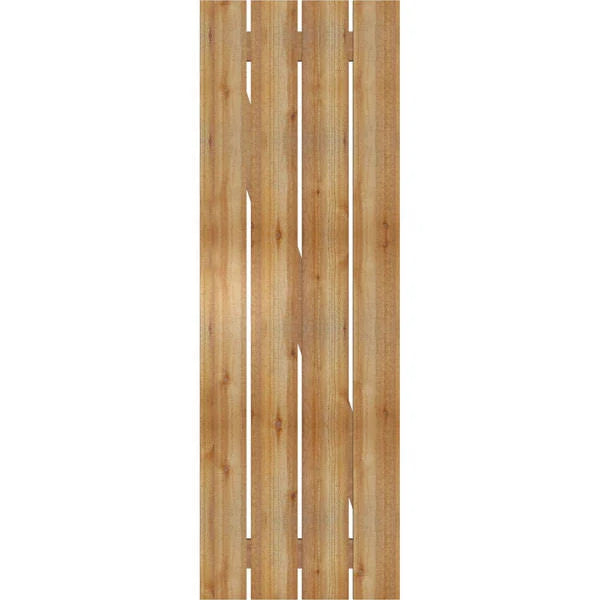 Board-n-Batten Shutters with Z-Bar, Rough Sawn Western Red Cedar E881