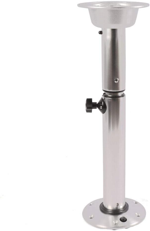 Silver Height Adjustable Table Pedestal Stand Base K59688