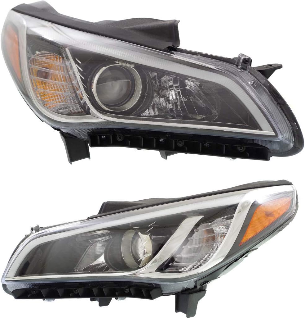 Driver Side Halogen Headlight for Hyundai Sonata 2015 2016 2017 L49649