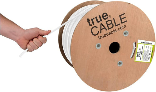 1000ft White CMX Cat6 Direct Burial Bulk Ethernet Cable D33944