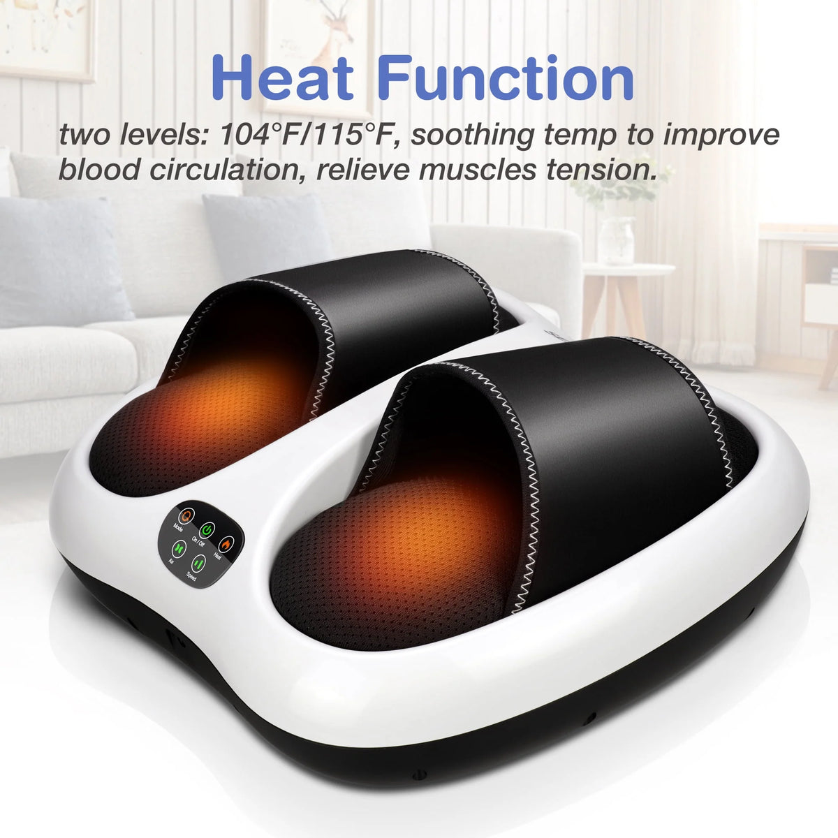 Shiatsu Foot Massager with Heat & Air Compression P28287