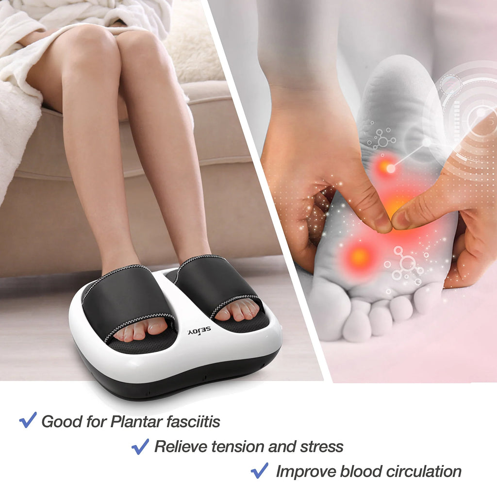 Shiatsu Foot Massager with Heat & Air Compression P28287