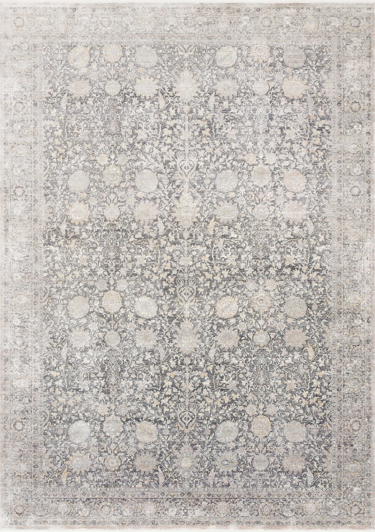 Charcoal Sand 2'8 x 12' Rug A32030