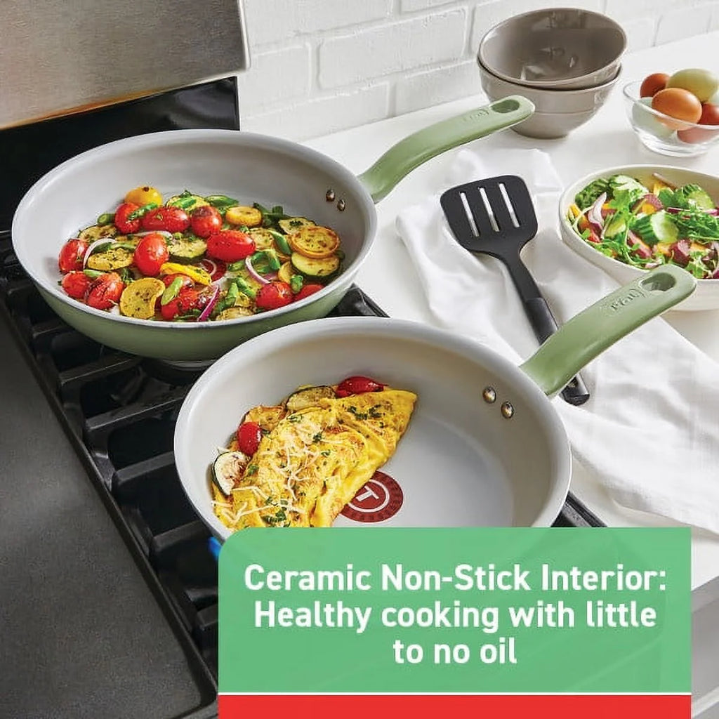 2-Piece Ceramic Fry Pan Set H332