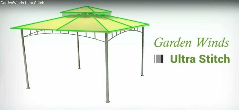Two-Tiered Gazebo Replacement Canopy K355641