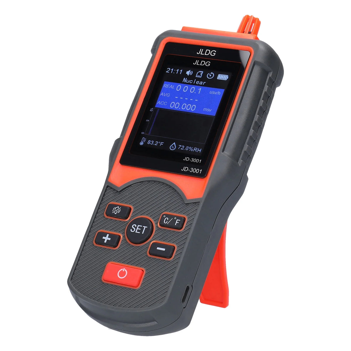 Multifunctional Geiger Counter and Electromagnetic Radiation Detector with Temperature and Humidity Measurement Q8000