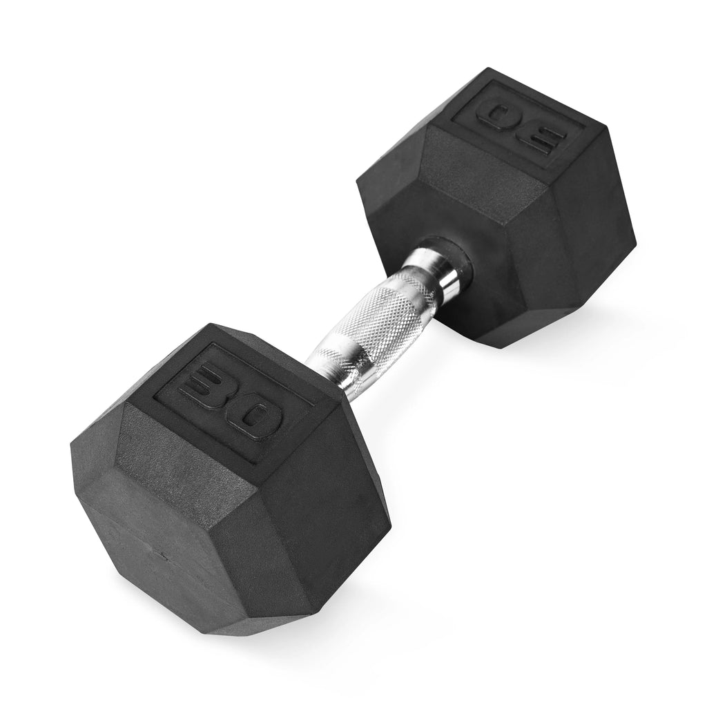 3lb Rubber Hex Dumbbell F1734
