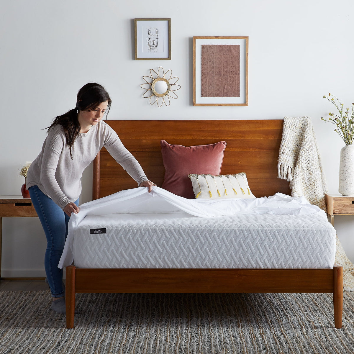 10" Medium Plush Gel Memory Foam Mattress, Queen I420958