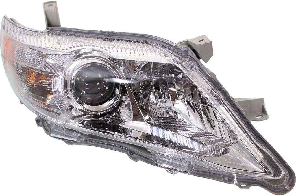 Passenger Side Headlight for Toyota Camry 2010 2011 Non SE Model S2576