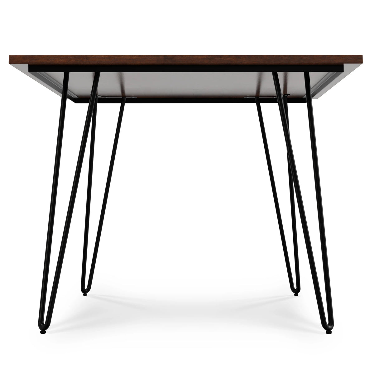 Solid Mango Wood and Metal 66 inch x 40 inch Rectangle Dining Table A646326