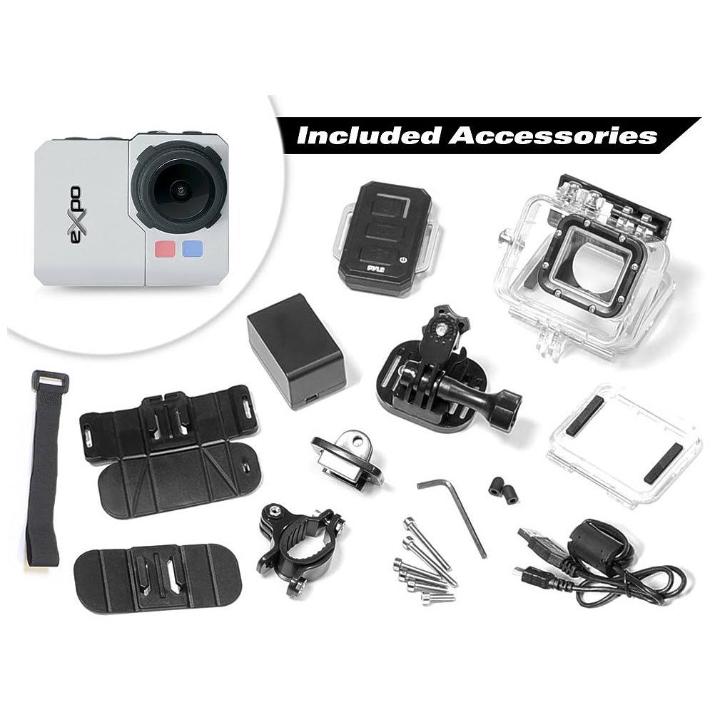 Action Cam with Full HD 1080p Video, 20 Mega Pixel Camera L90655