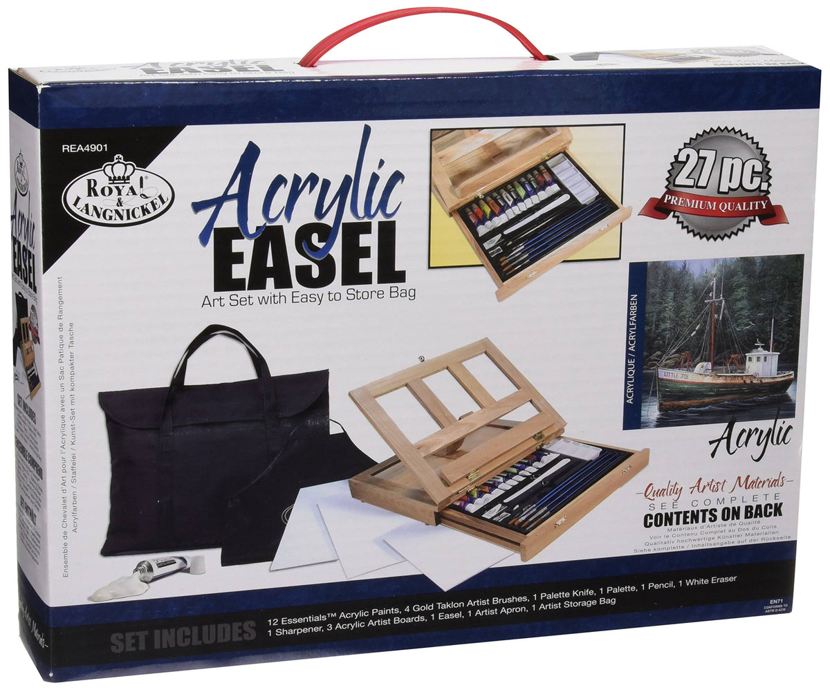 Easel Art Set with Bag Acrylic L53810