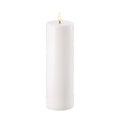 Nordic White LED Pillar Candle E23821