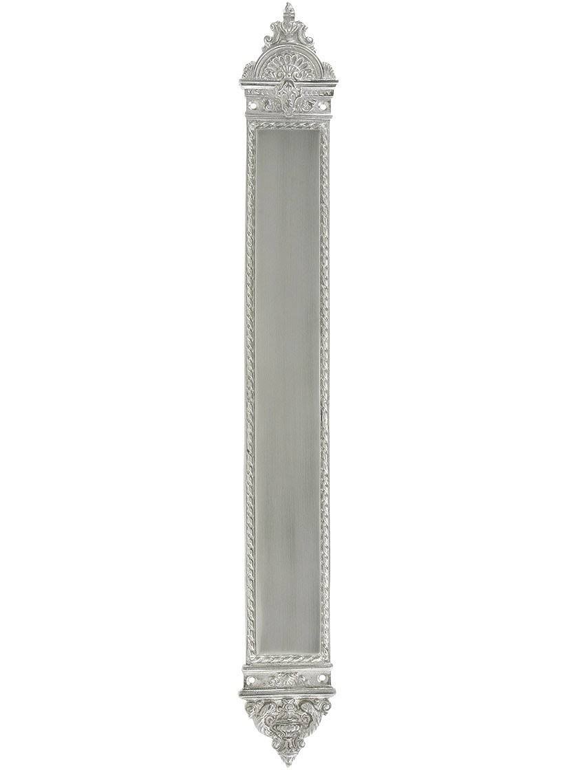 Push Plate 3in x 23-3/8in, Satin Nickel E95092