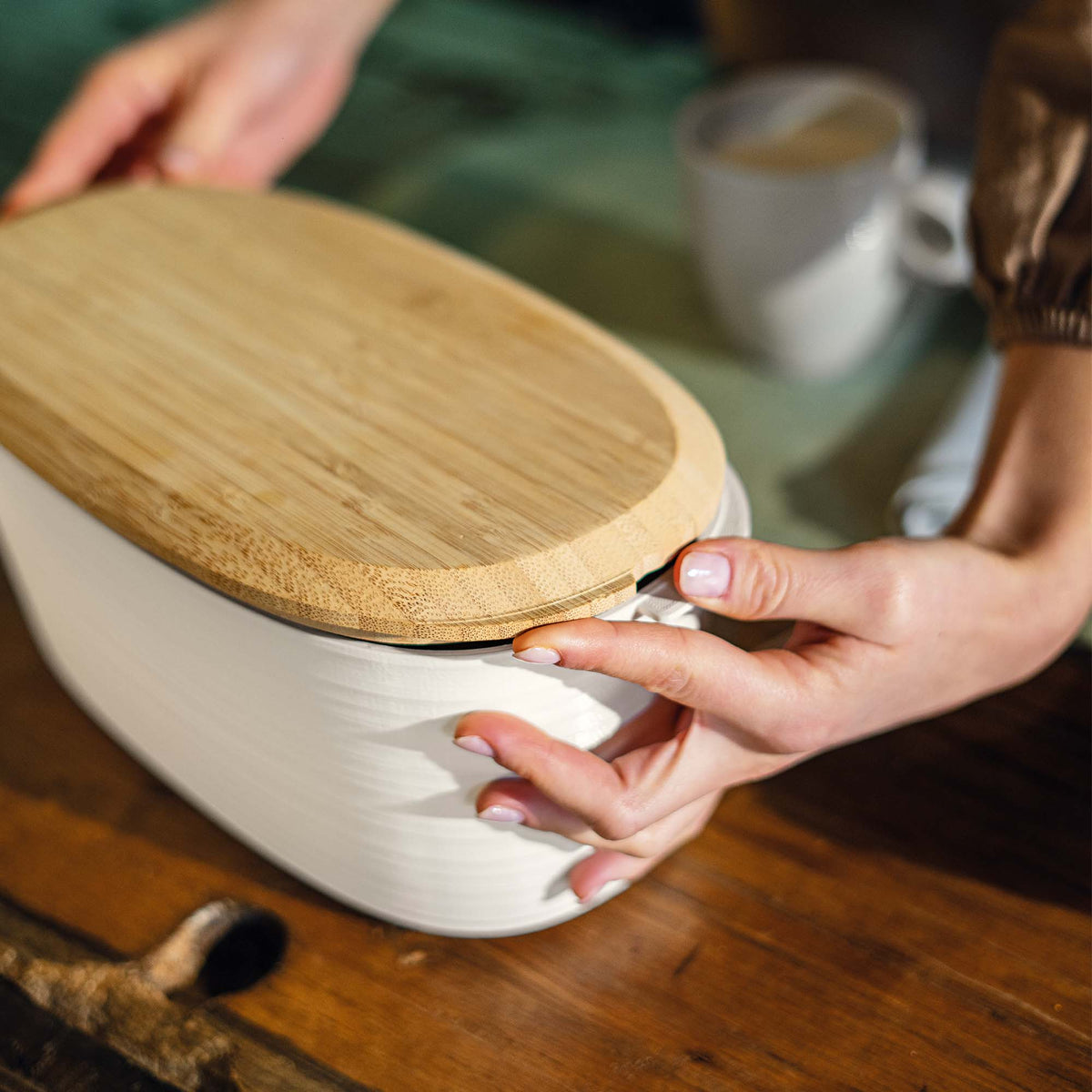 Bread and Confectionery Container Taupe V3228