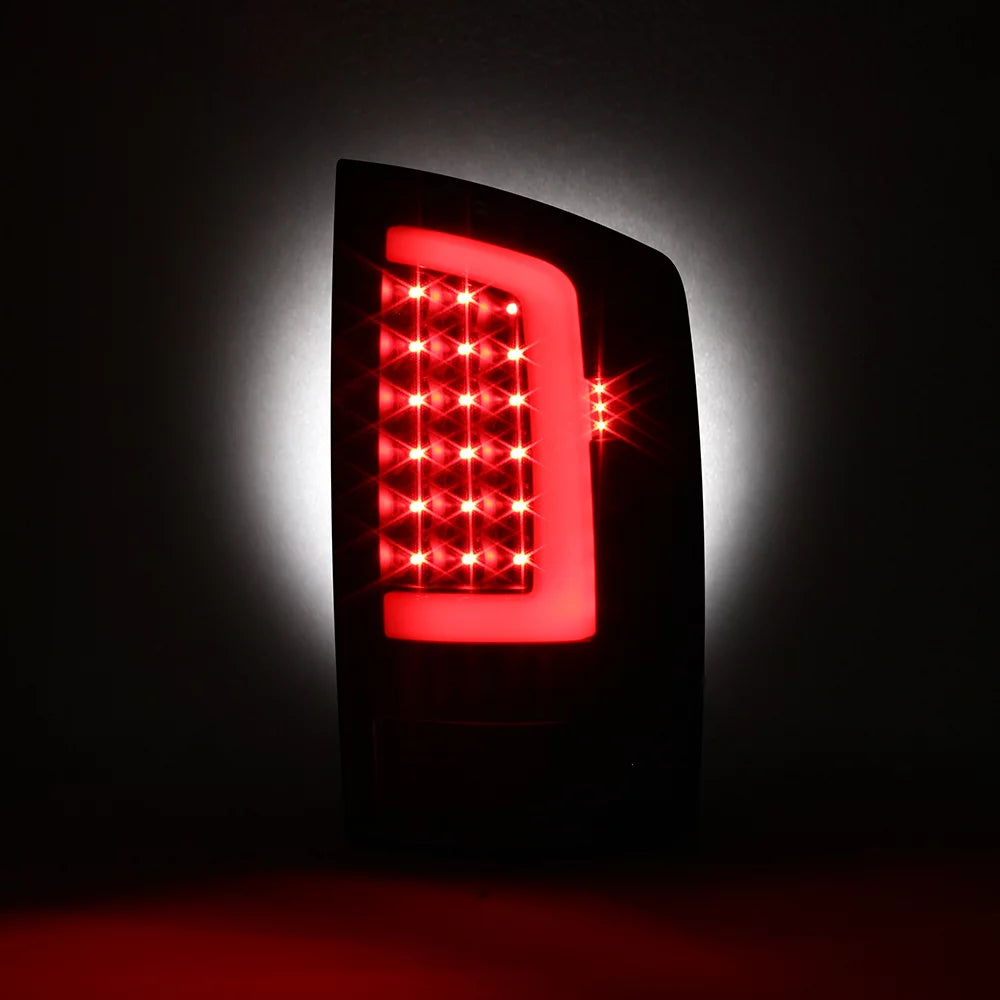 Black LED Tail Brake Light Lamp Assembly C6085