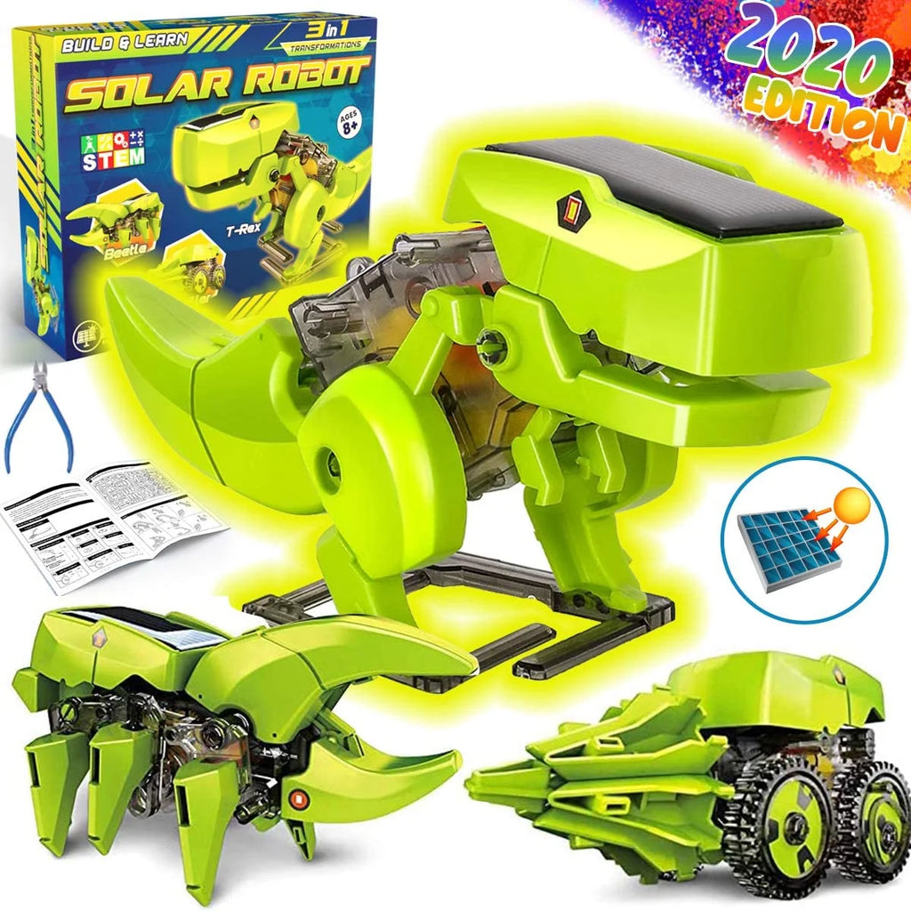 Solar Robot Kit 3-in-1 STEM Projects Robot Kit W19637