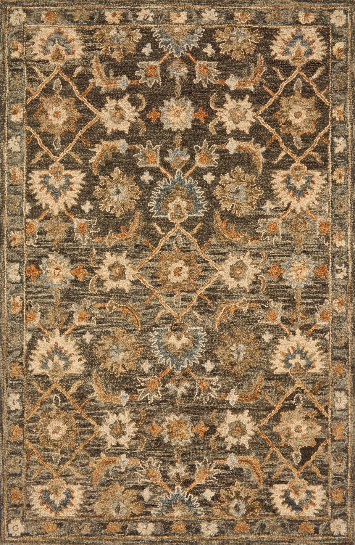 Dk Taupe Multi 9'3 x 13' Rug A834