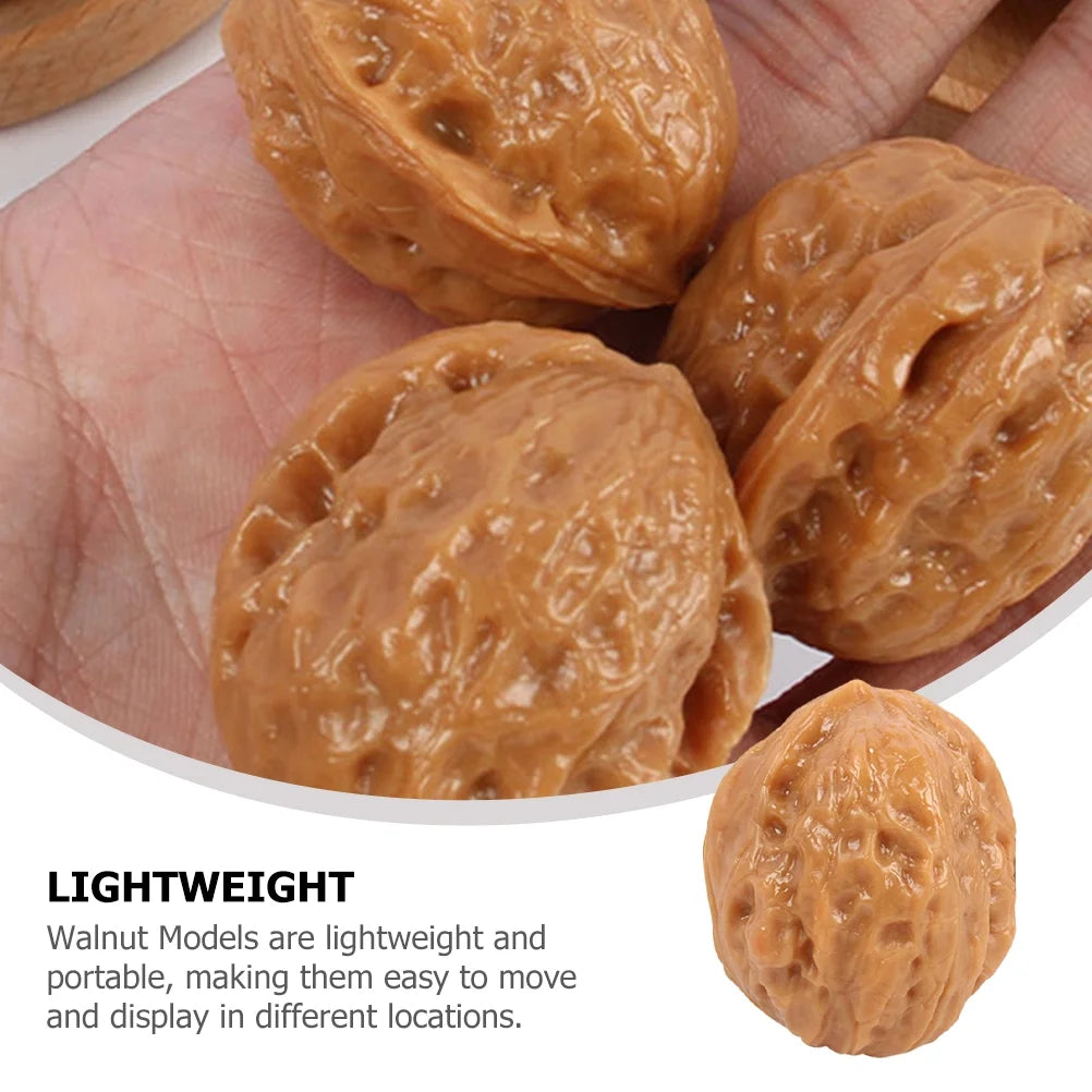 10 Pcs Dollhouse Miniature Food Play Empty Cup Water Model Accessories Walnuts E6344