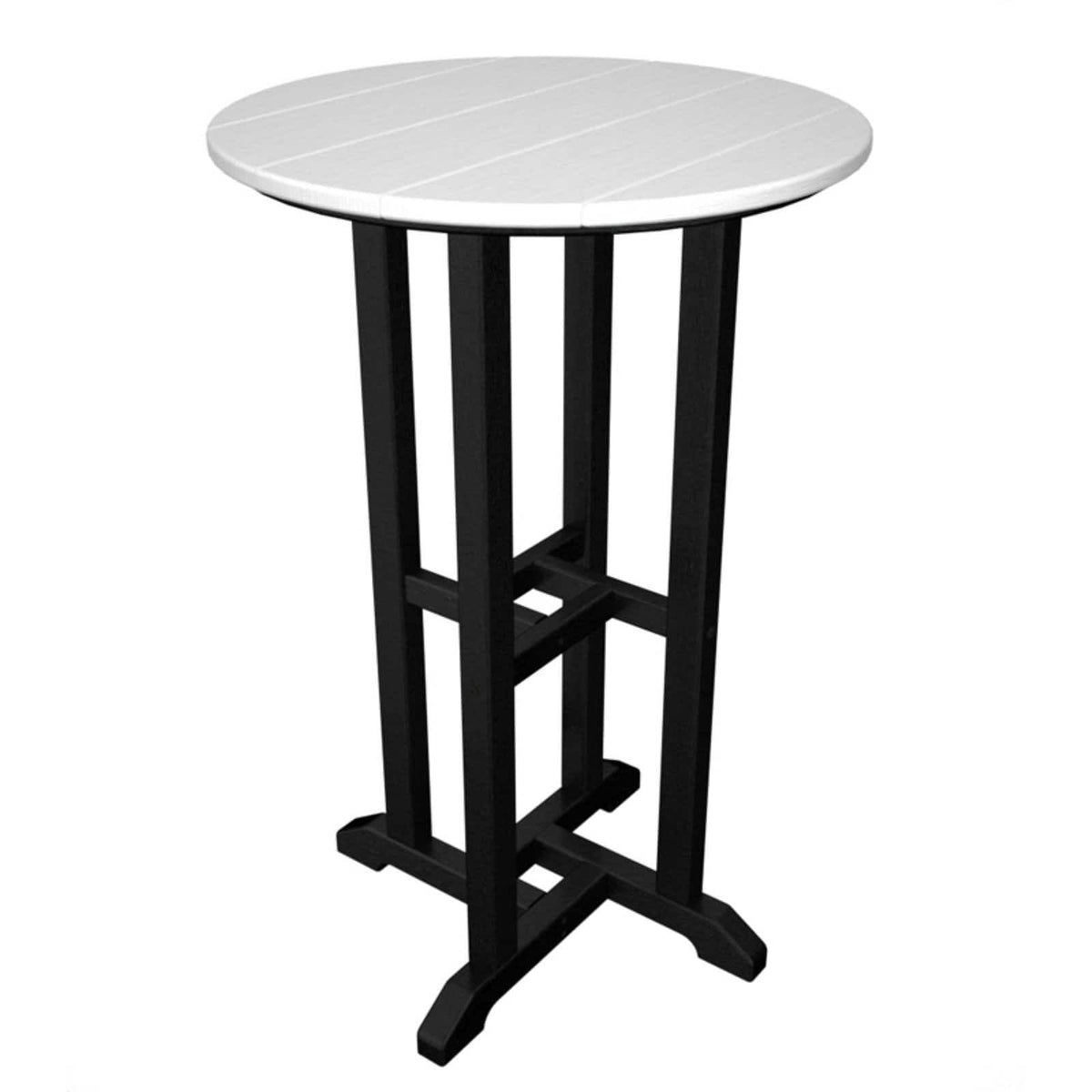 White Round Counter Table S3550