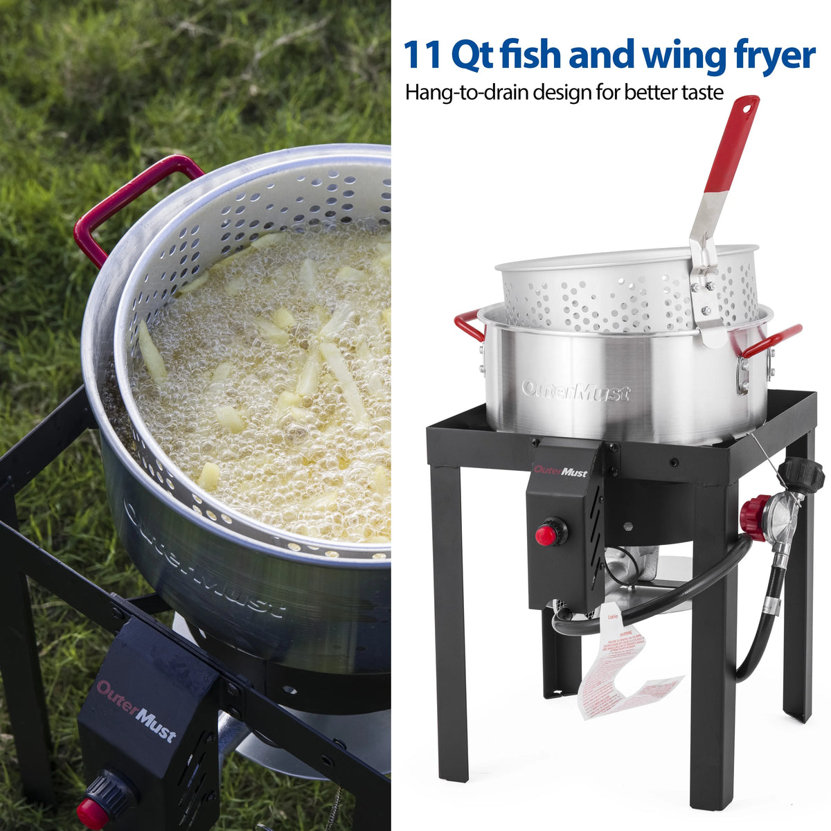 30 QT Turkey Fryer with Basket and Burner Set A55178