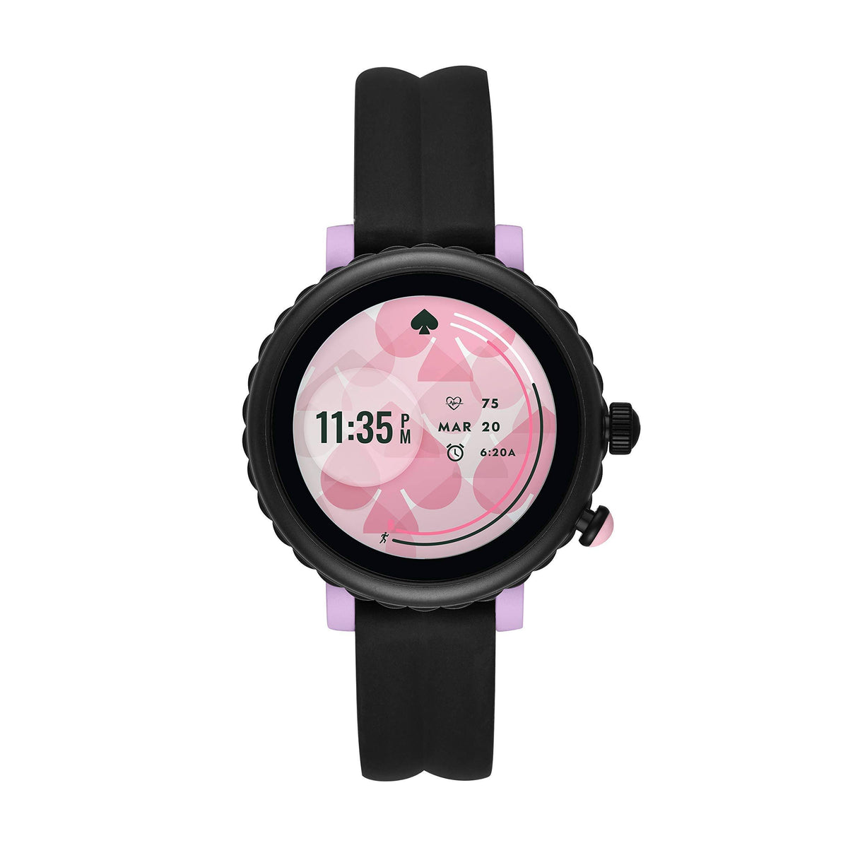 Black Silicone Sport Smartwatch X388049