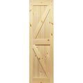 Solid Pine Unfinished Barn Door Slab Q2201