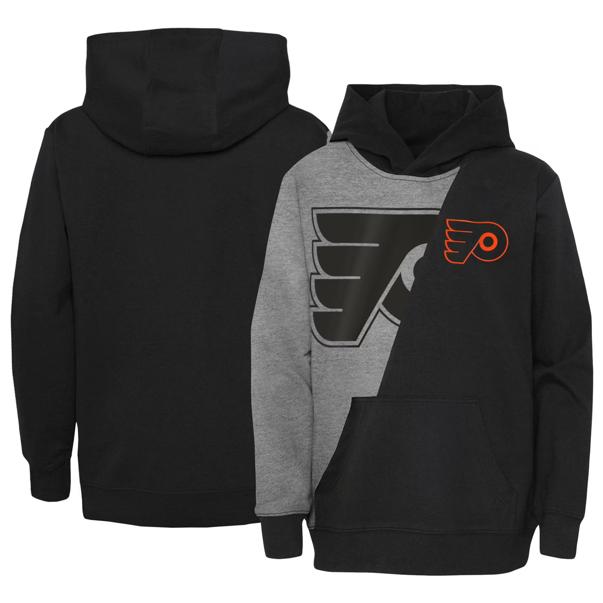 Gray/Black Pullover Hoodie B516953