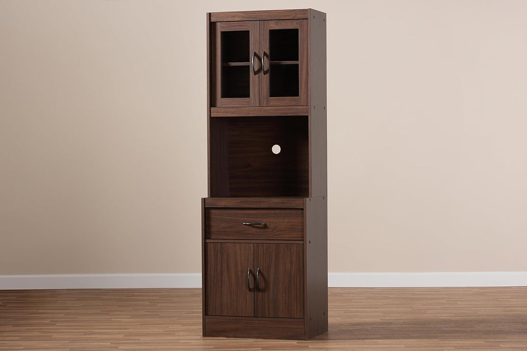 Walnut Brown Kitchen Cabinet K1756