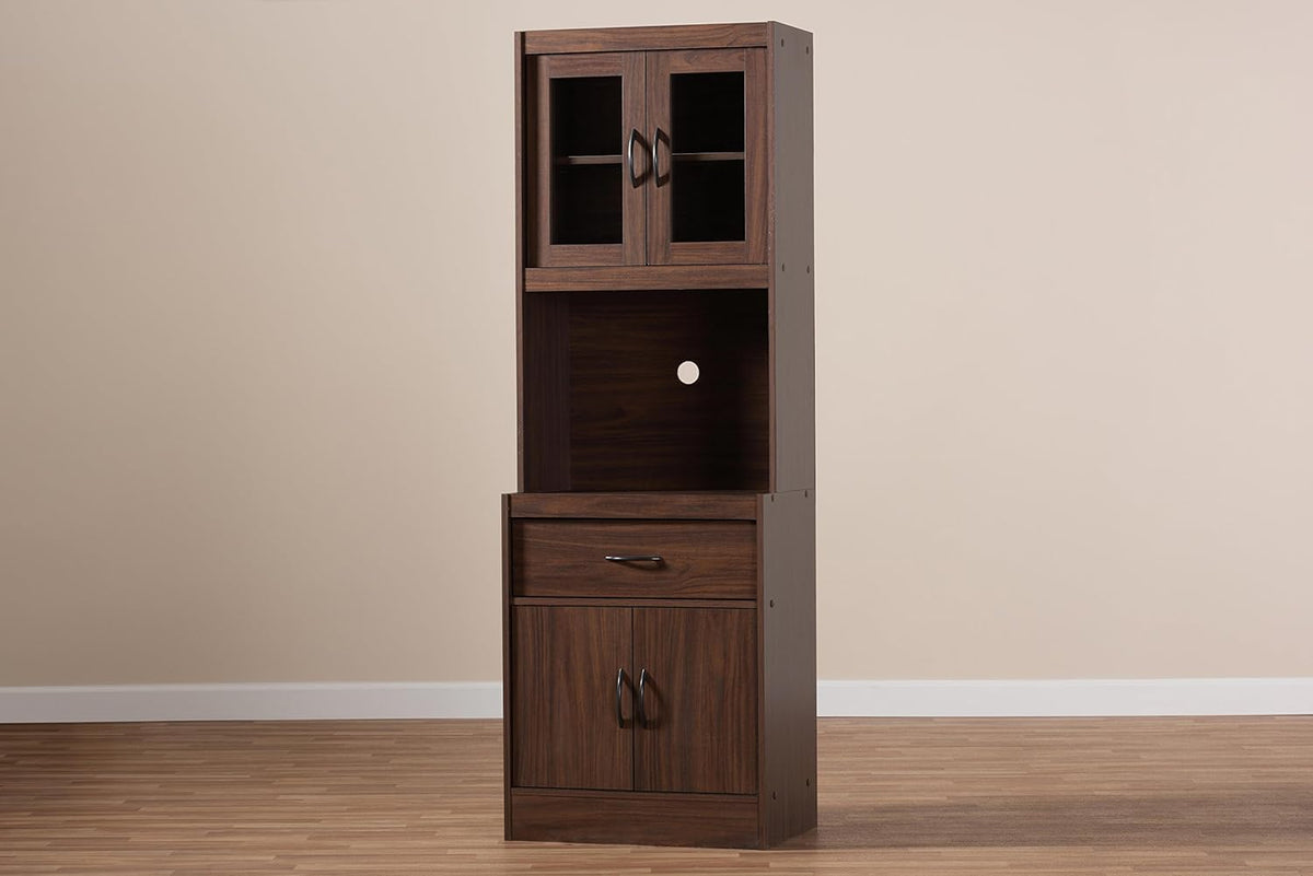 Walnut Brown Kitchen Cabinet K1756