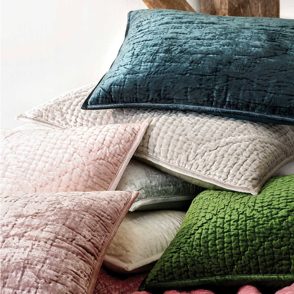 Euro Quilted Velvet Sham A7215