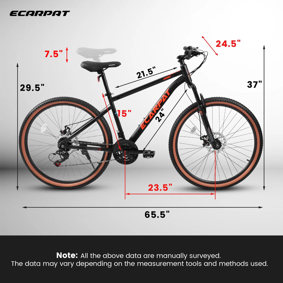 24 inch Mountain Bike with 21 Speed Disc Brakes M643