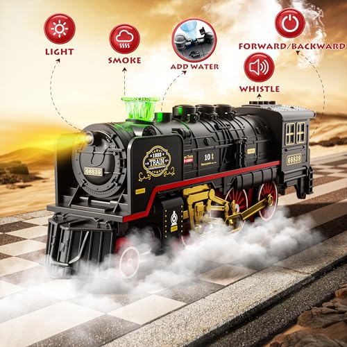 Electric Train Toy with Lights and Sound B741046