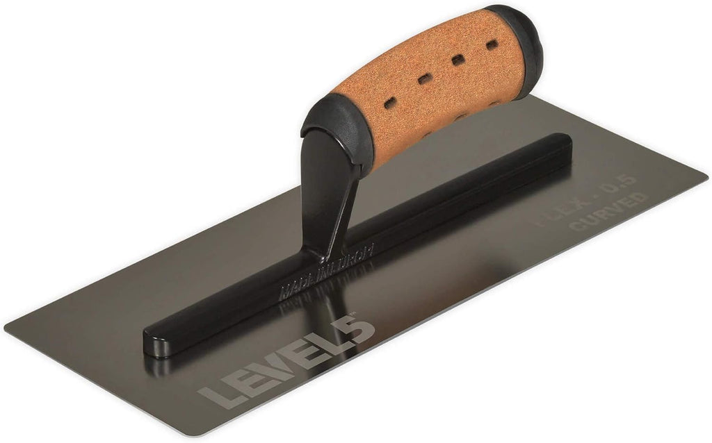 14" x 4.75" Flex Drywall Curved Trowel, 0.5MM Blade, Pack of 2 R95088