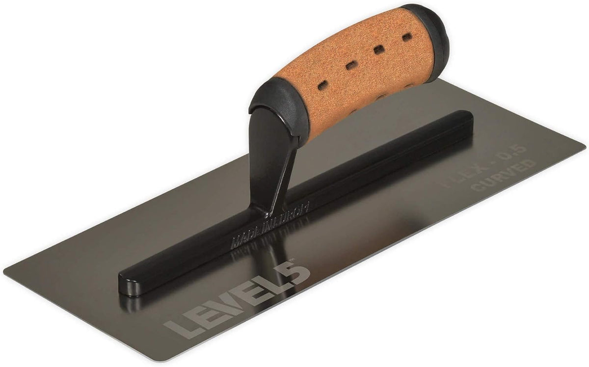 14" x 4.75" Flex Drywall Curved Trowel, 0.5MM Blade, Pack of 2 R95088
