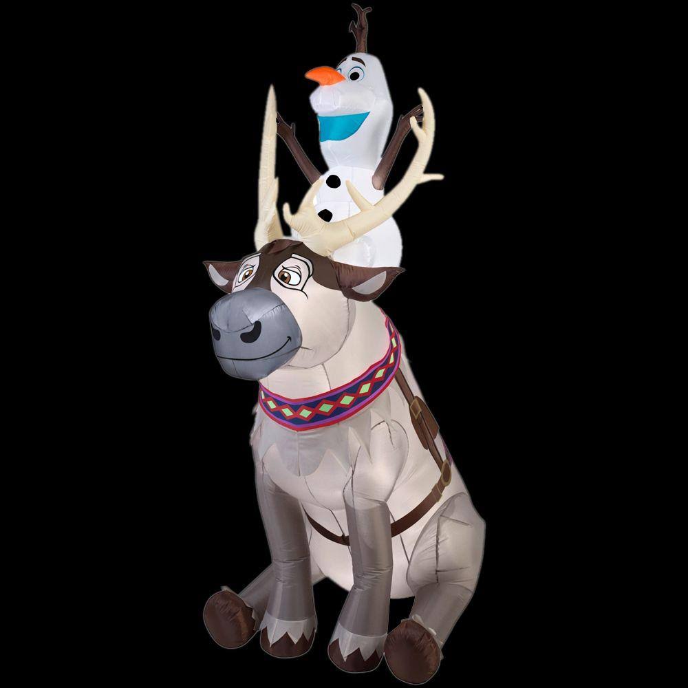 Inflatable Olaf Sitting on Sven C5721