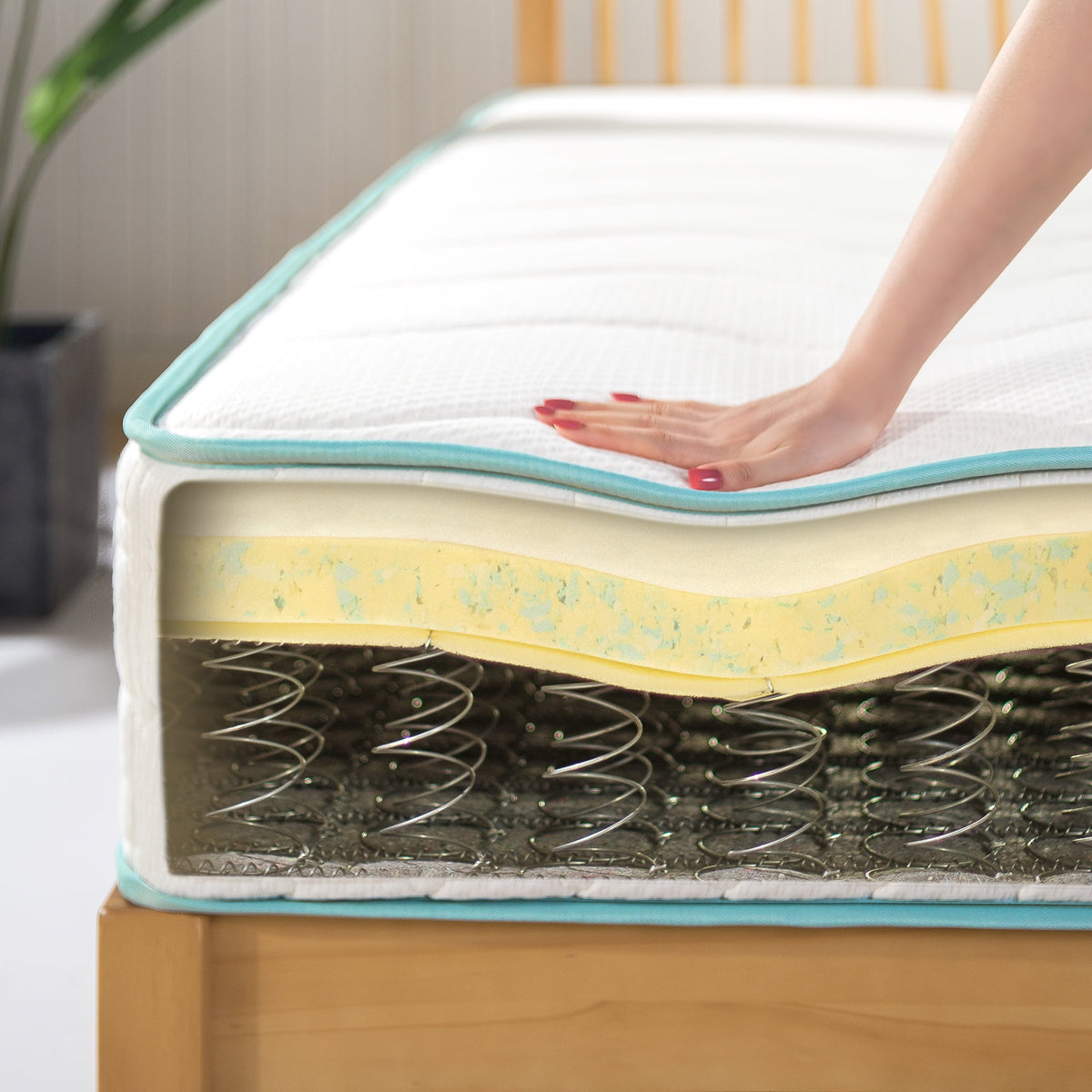 10 Tight Top Spring Mattress V6356