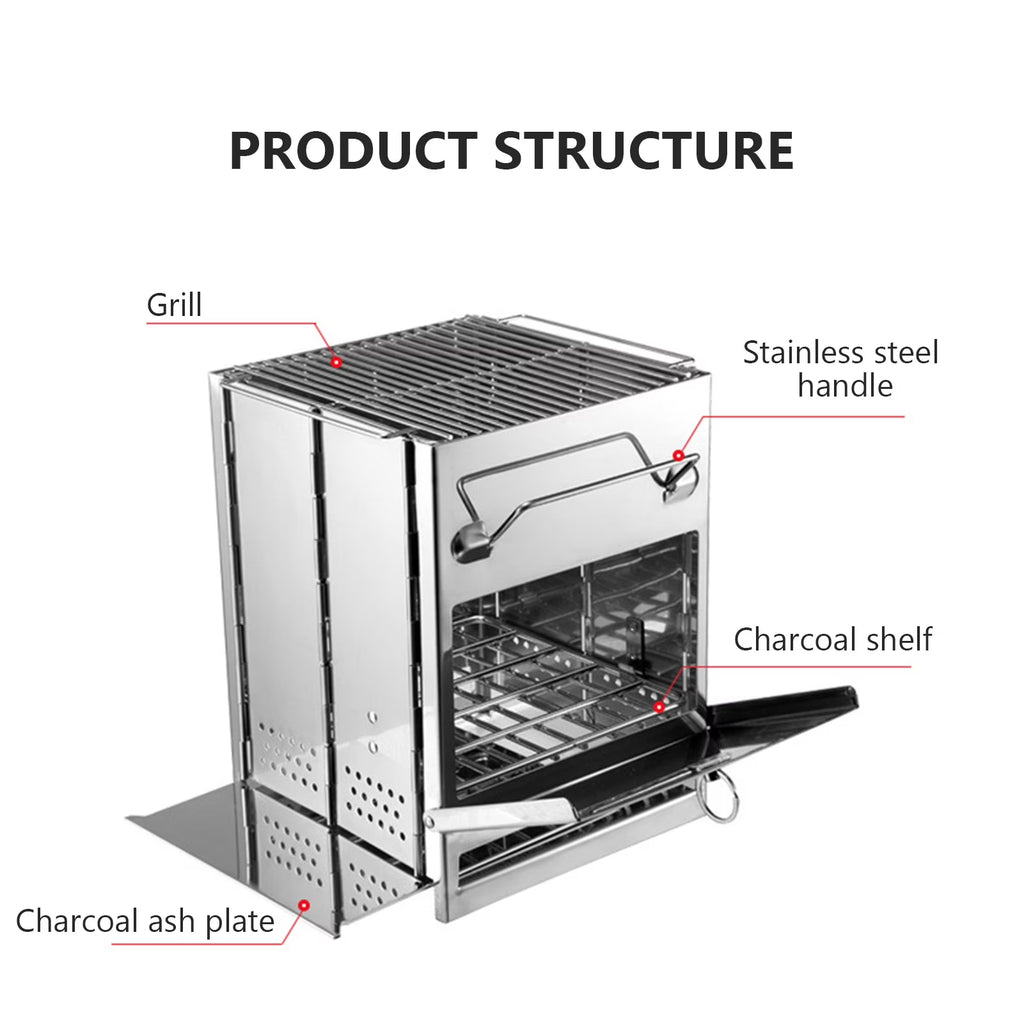 Stainless Steel Barbecue Grill Stove P30696