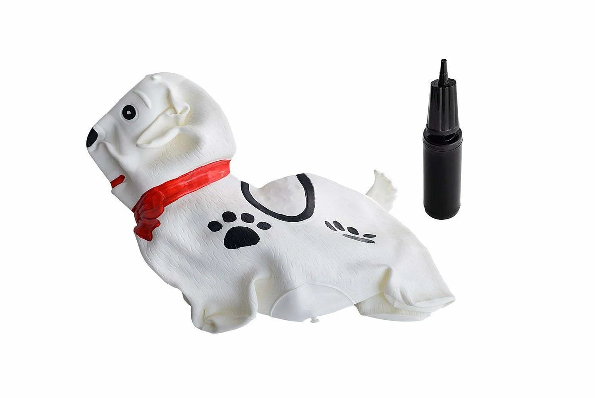 Black & White Dog Inflatable Hopper Toy with Pump Q510103