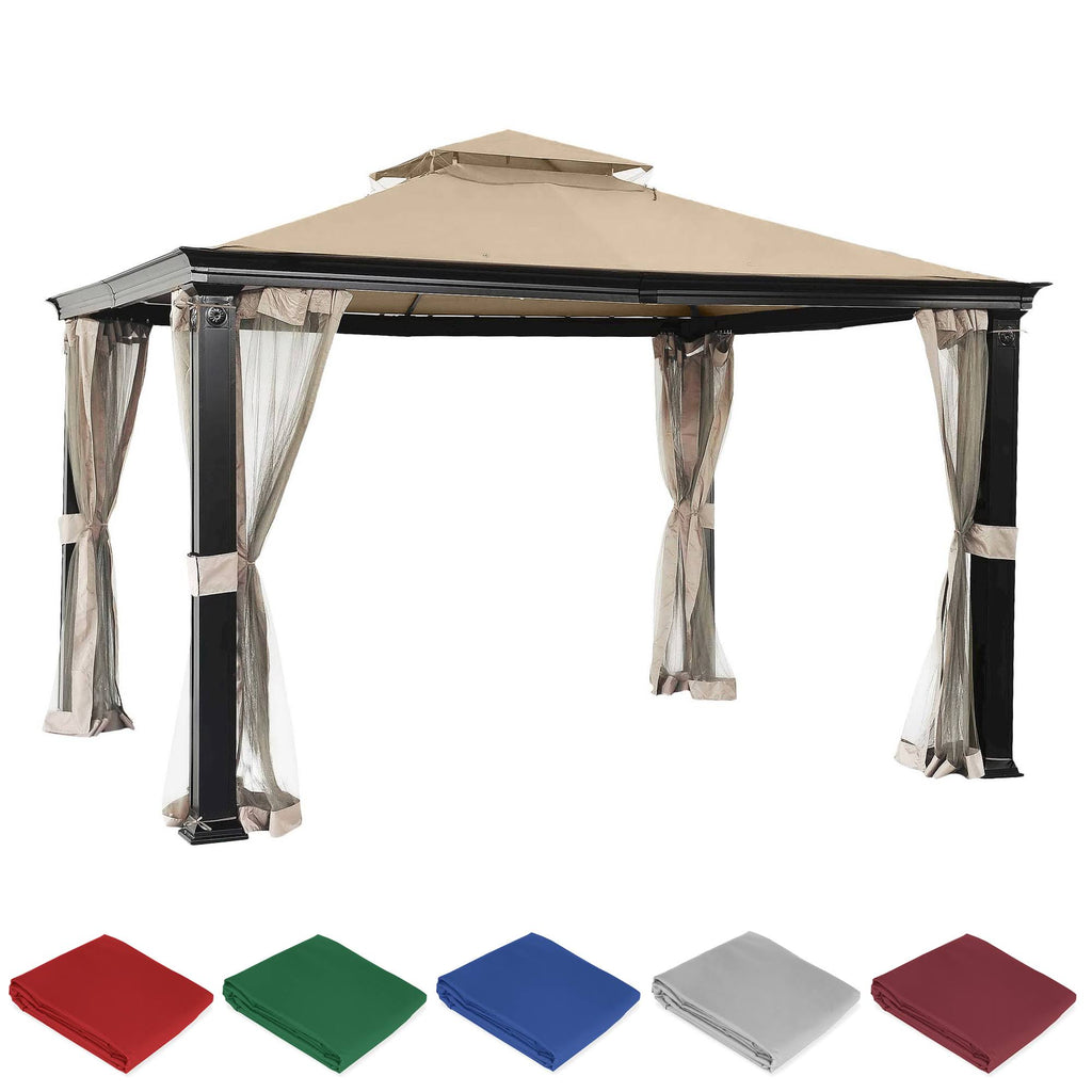 Two-Tiered Gazebo Replacement Canopy K355641