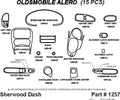 Carbon Fiber Dash Kit R6154