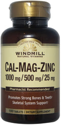 6 Pack Calcium Magnesium and Zinc Tablets M9466