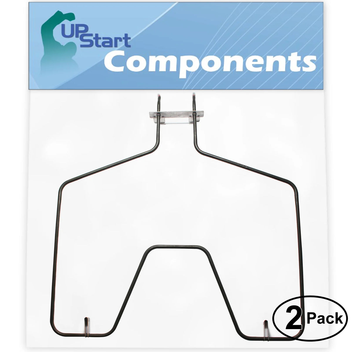 2-Pack Replacement Bake Element for General Electric Oven Y1154